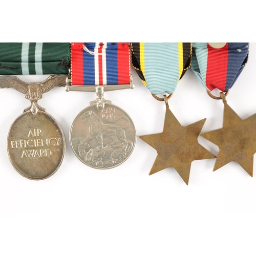 823 - A GROUP OF FOUR WW2 MEDALS comprising of a 1939-45 Star, The Air Crew Europe Star with France and Ge... 