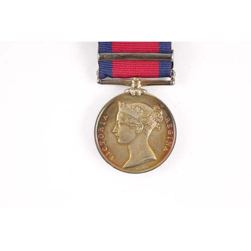 824 - A MILITARY GENERAL SERVICE MEDAL 1793-1814 WITH TWO CLASPS presented to G. WARRIS, R. ARTY. DRIVERS,... 