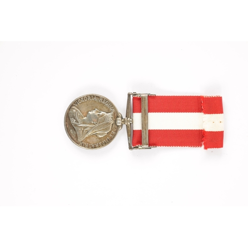 831 - CANADA GENERAL SERVICE MEDAL WITH ONE CLASP presented to Pte. S. Laraway, Missisquoi. H.G. The clasp... 