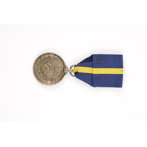 832 - YORKSHIRE IMPERIAL YEOMANRY MEDAL 3RD BATTN 1901-02 presented to 23468 PTE. M. REVELL. (39mm diamete... 