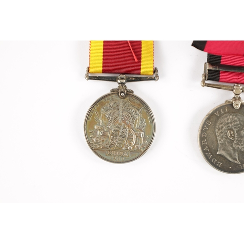 835 - A COLLECTION OF THREE MEDALS a China 1900 Medal presented to H.W. TURNER. PTE. R.M. H.M.S. ROSARIO. ... 