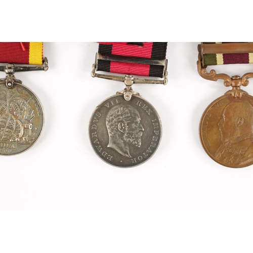 835 - A COLLECTION OF THREE MEDALS a China 1900 Medal presented to H.W. TURNER. PTE. R.M. H.M.S. ROSARIO. ... 