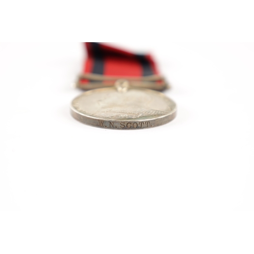 836 - TRANSPORT MEDAL 1903 WITH CLASP presented to W.N. SCOTT. Clasp for 'S. AFRICA 1899-1902 (36mm diamet... 