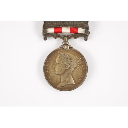 837 - INDIAN MUTINY MEDAL 1857-59 WITH ONE CLASP presented to PRIVATE. BABUNKHA. ARTY DRIVER. Clasp for 'C... 