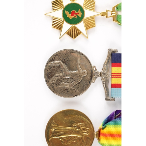 838 - A COLLECTION OF SIX VARIOUS MEDALS including a Gulf War Medal presented to 24643958 PTE D J DRAIN RA... 