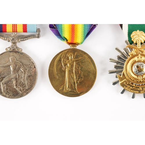 838 - A COLLECTION OF SIX VARIOUS MEDALS including a Gulf War Medal presented to 24643958 PTE D J DRAIN RA... 