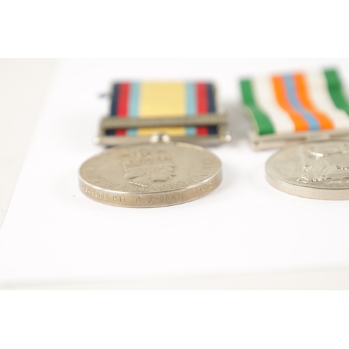 838 - A COLLECTION OF SIX VARIOUS MEDALS including a Gulf War Medal presented to 24643958 PTE D J DRAIN RA... 