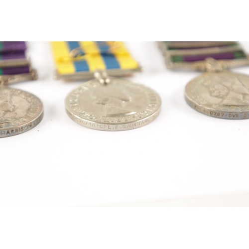 841 - TWO GENERAL SERVICE MEDALS AND A BRITISH KOREA MEDAL a General service medal with Cyprus clasp prese... 