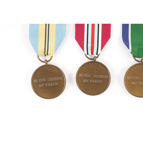 846 - A COLLECTION OF NINE UN SERVICE OF PEACE MEDALS from various countries (9)