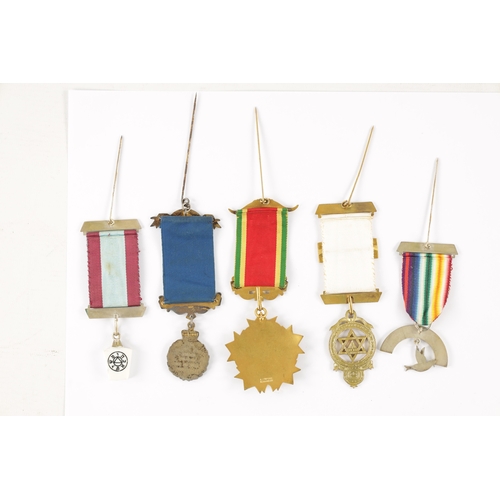 849 - A COLLECTION OF MASONIC AND ORDER OF THE BUFFALOES MEDALS in various designs including silver and en... 