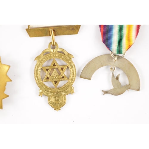 849 - A COLLECTION OF MASONIC AND ORDER OF THE BUFFALOES MEDALS in various designs including silver and en... 