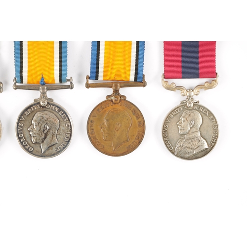 853 - A COLLECTION OF FIVE WAR MEDALS comprising of a British War Medal, and a Mercantile Marine Medal bot... 