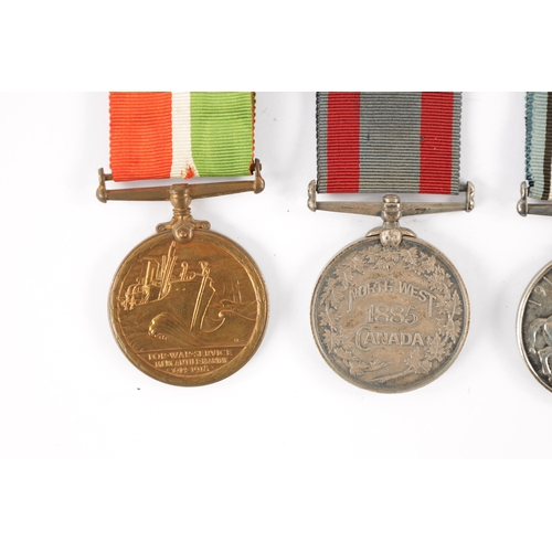 853 - A COLLECTION OF FIVE WAR MEDALS comprising of a British War Medal, and a Mercantile Marine Medal bot... 