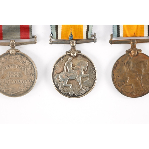 853 - A COLLECTION OF FIVE WAR MEDALS comprising of a British War Medal, and a Mercantile Marine Medal bot... 