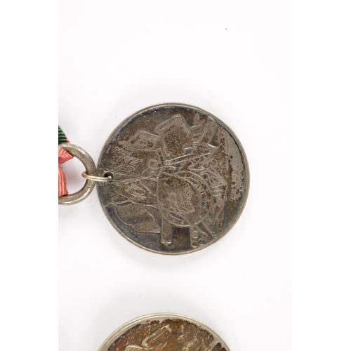 857 - A COLLECTION OF THREE TURKISH CRIMEA MEDALS two inscribed 'LA CRIMEA 1855' and one 'CRIMEA 1855' (3)... 