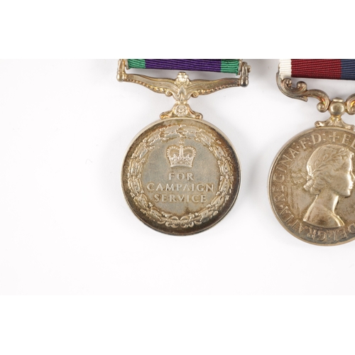 859 - A PAIR OF ROYAL AIR FORCE SERVICE MEDALS both presented to F. THORNE. R.A.F. 4032734. One as a Corpo... 