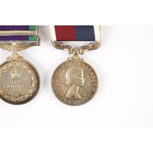 859 - A PAIR OF ROYAL AIR FORCE SERVICE MEDALS both presented to F. THORNE. R.A.F. 4032734. One as a Corpo... 