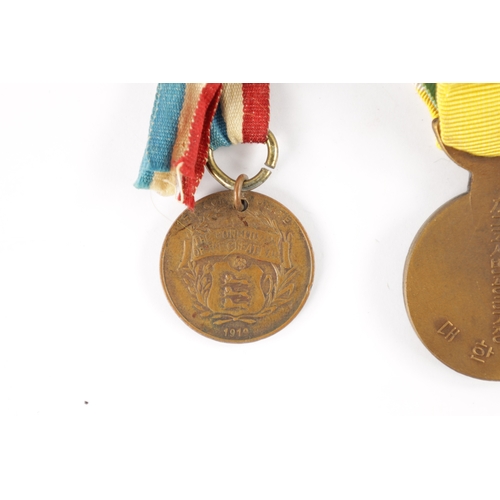 860 - A MIXED COLLECTION OF NINE MEDALS (9)