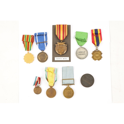 860 - A MIXED COLLECTION OF NINE MEDALS (9)