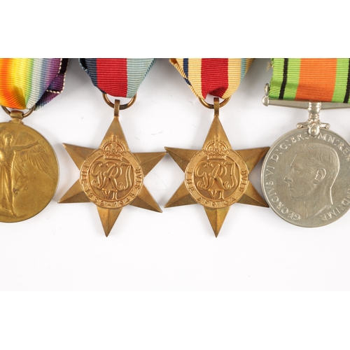 862 - A GROUP OF SIX WW1 AND WW2 WAR MEDALS awarded to 56199 S.SJT.J. SIMPSON . R.A.M.C. Comprising of WW1... 