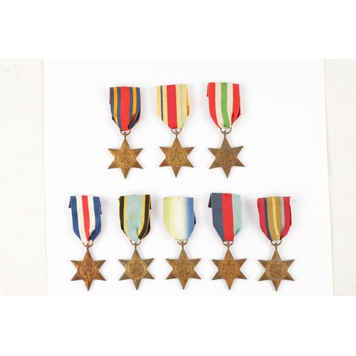 865 - A COLLECTION OF EIGHT WW2 STAR MEDALS comprising of THE FRANCE AND GERMANY STAR, THE 1939-45 STAR, T... 