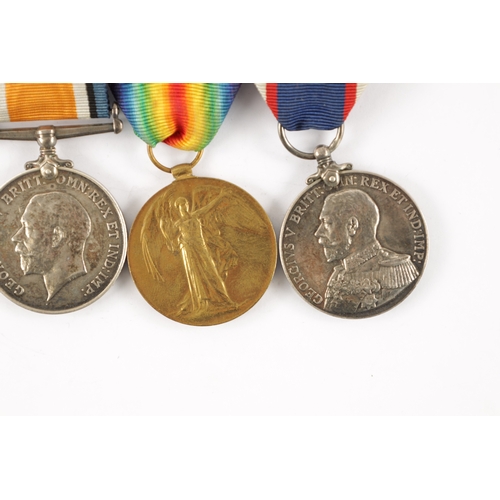 869 - A GROUP OF FOUR WW1 MEDALS awarded to S.S. 4487 E.J. BRUCKSHAW. A.B.R.N. Comprising of The 1914-15 S... 