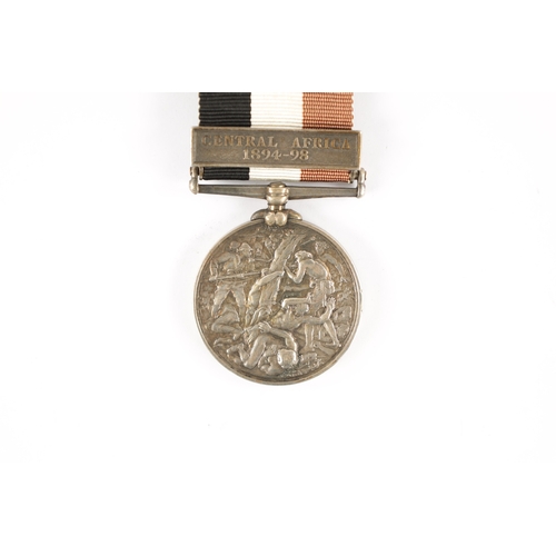 873 - THE CENTRAL AFRICAN MEDAL 1894-98 presented to 75 PTE. KIKA. B.C.A. RIFLE. Clasp for 'CENTRAL AFRICA... 