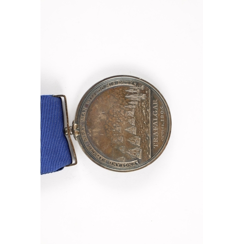 875 - A MATHEW BOULTON’S TRAFALGAR MEDAL 1805 depicting the bust of Nelson, on reverse the battle of trafa... 