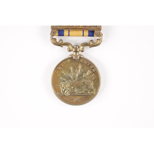 877 - SOUTH AFRICA 1877-79 MEDAL presented to SERGT. H.MC LEOD. C.M. RIFLES, clasp for '1877-8-9'. (36mm d... 