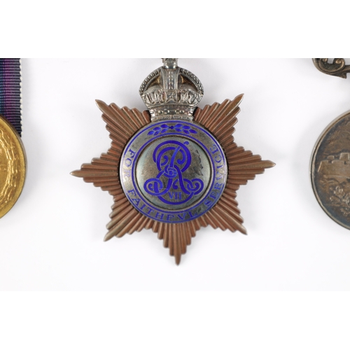 881 - AN INDIAN GENERAL SERVICE MEDAL AND AN IMPERIAL SERVICE MEDAL The Indian medal with NORTH WEST FRONT... 