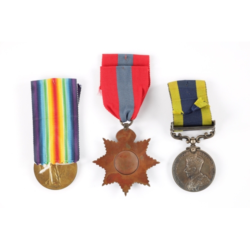 881 - AN INDIAN GENERAL SERVICE MEDAL AND AN IMPERIAL SERVICE MEDAL The Indian medal with NORTH WEST FRONT... 