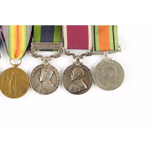 884 - A GROUP OF SIX WW1 MEDALS presented to 10935 PTE. W.H. TINDLE. DURH. L.I. (6)