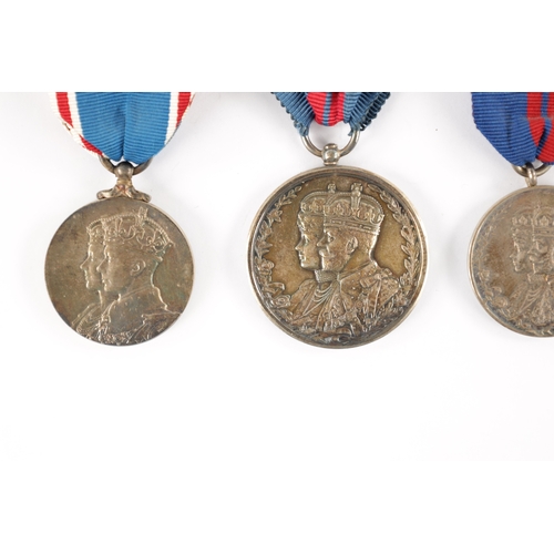 885 - A COLLECTION OF FOUR CORONATION MEDALS for King George V & VI (4)