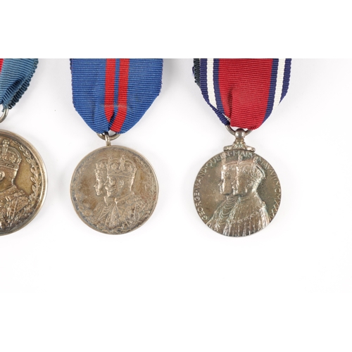 885 - A COLLECTION OF FOUR CORONATION MEDALS for King George V & VI (4)