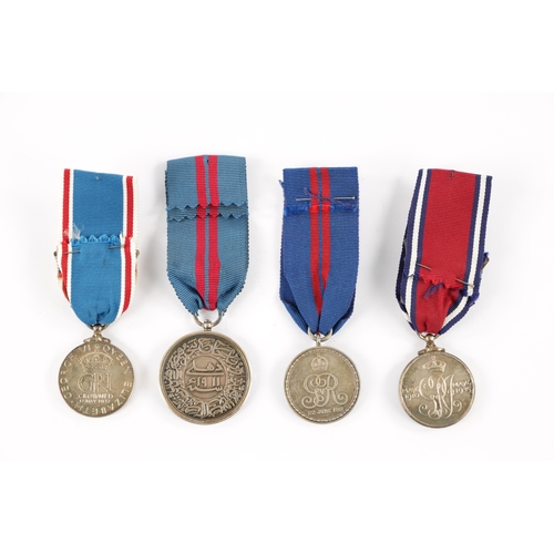 885 - A COLLECTION OF FOUR CORONATION MEDALS for King George V & VI (4)