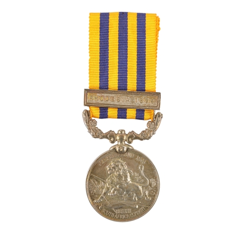 888 - BRITISH SOUTH AFRICAN COMPANY’S MEDAL WITH CLASP presented to TROOPR. A. ANDERSON. SALISBURY HORSE. ... 