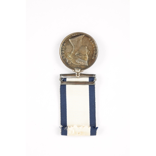 898 - A NAVAL GENERAL SERVICE 1793-1840 WITH ‘SYRIA’ CLASP presented to WILLIAM PIPER, with blue and white... 