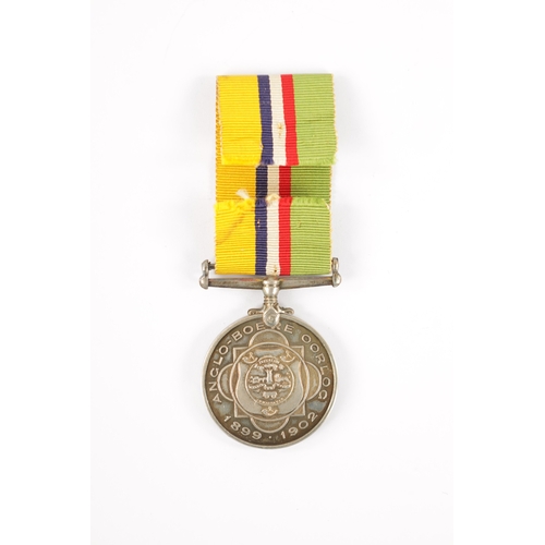 899 - ANGLO-BOER WAR MEDAL 1899-1902 presented to BURG. P.E. FRUGER. On bar suspension (36mm diameter )