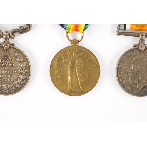 901 - A GROUP OF THREE WAR MEDALS all named and presented to 202522 L. CPL. H. HUMPHREY. 7/E. YORK.R. Comp... 