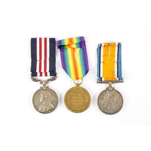 901 - A GROUP OF THREE WAR MEDALS all named and presented to 202522 L. CPL. H. HUMPHREY. 7/E. YORK.R. Comp... 