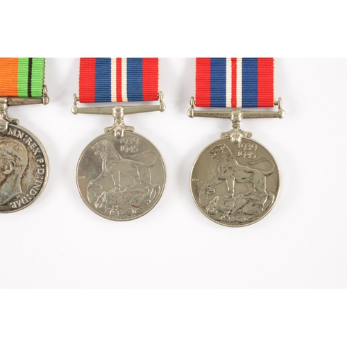 903 - TWO BRITISH WAR MEDALS 1939-45 AND TWO DEFENCE MEDALS, one war medal presented to 257458 JJ MCNANAMA... 