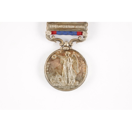 912 - A SUTLEJ MEDAL 1845 MEDAL WITH TWO CLASPS presented to BOMBR D. GRAHAM 1ST. BRIGADE. H.A. The two cl... 