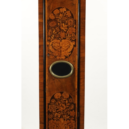 1205 - JOSEPH WINDMILLS, LONDON. A FINE EARLY 18TH CENTURY MARQUETRY EIGHT-DAY LONGCASE CLOCK the 11