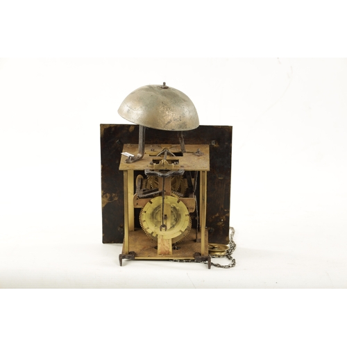 1216 - WALTER ARCHER. AN EARLY 18TH CENTURY 30HR HOOK AND SPIKE WALL CLOCK the 9