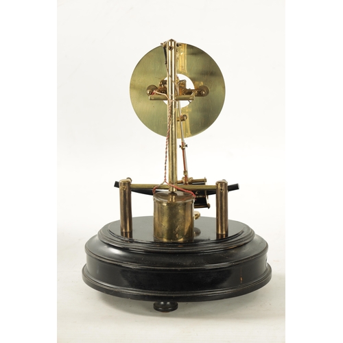 1269 - AN EARLY 20TH CENTURY FRENCH ELECTRIC BULLE MANTEL CLOCK having a silvered dial, the battery run mov... 