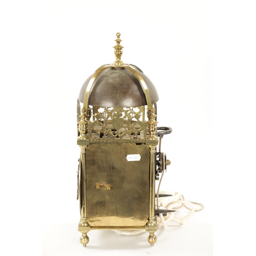 1290 - PETER CLOSON, NEARE HOLBORNE BRIDGE, FECIT. A RARE FIRST PERIOD 1630’S LANTERN CLOCK with a large be... 