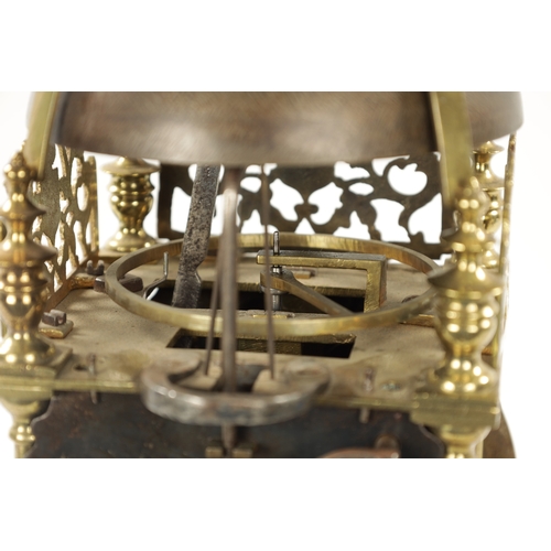 1290 - PETER CLOSON, NEARE HOLBORNE BRIDGE, FECIT. A RARE FIRST PERIOD 1630’S LANTERN CLOCK with a large be... 