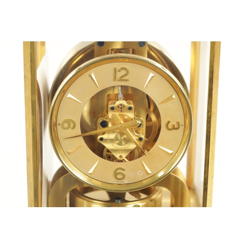 1292 - A 1950’S JAEGER-LECOULTRE ATMOS CLOCK with gilt glazed case and Arabic dial, movement no. 85846 (22c... 