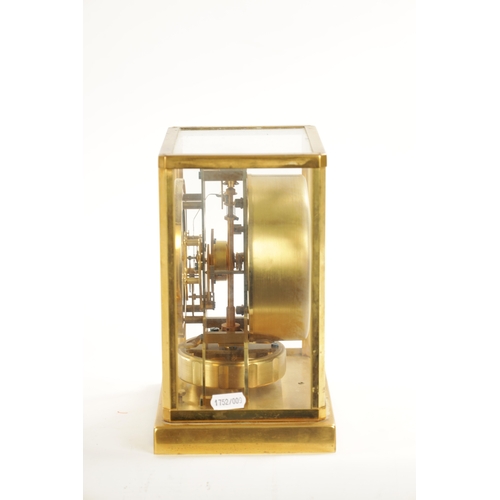 1292 - A 1950’S JAEGER-LECOULTRE ATMOS CLOCK with gilt glazed case and Arabic dial, movement no. 85846 (22c... 