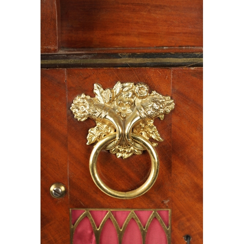 1294 - FRENCH, ROYAL EXCHANGE, LONDON. A LARGE REGENCY QUARTER CHIMING TRIPLE FUSEE BRACKET CLOCK having a ... 